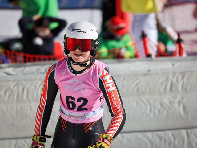 at the finish line 