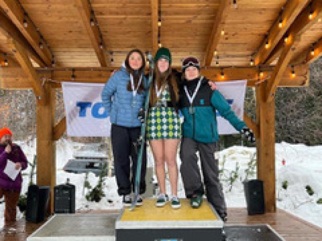 Emma on the Podium