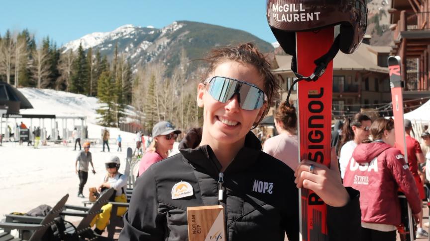3rd overall place in the Super G NorAm title 